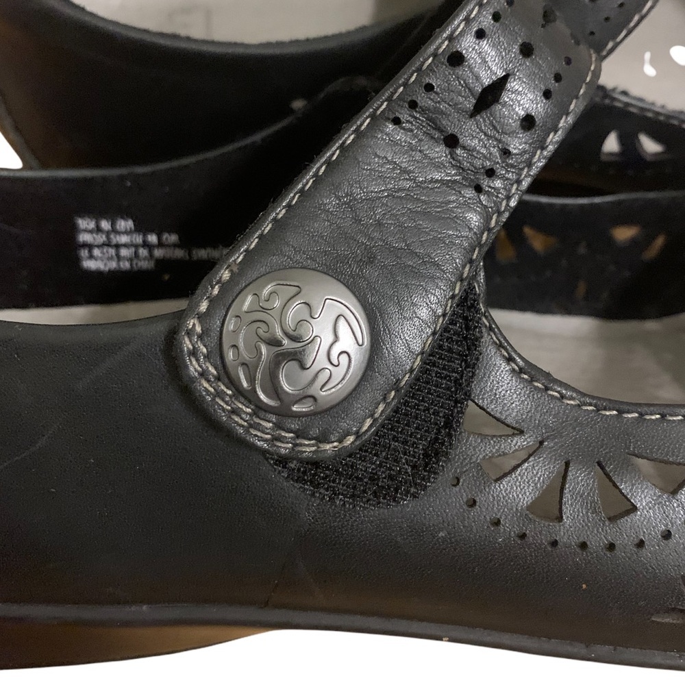 Womens Earth black, leather Alder Adel Mary Janes sz 9 - Picture 4 of 9